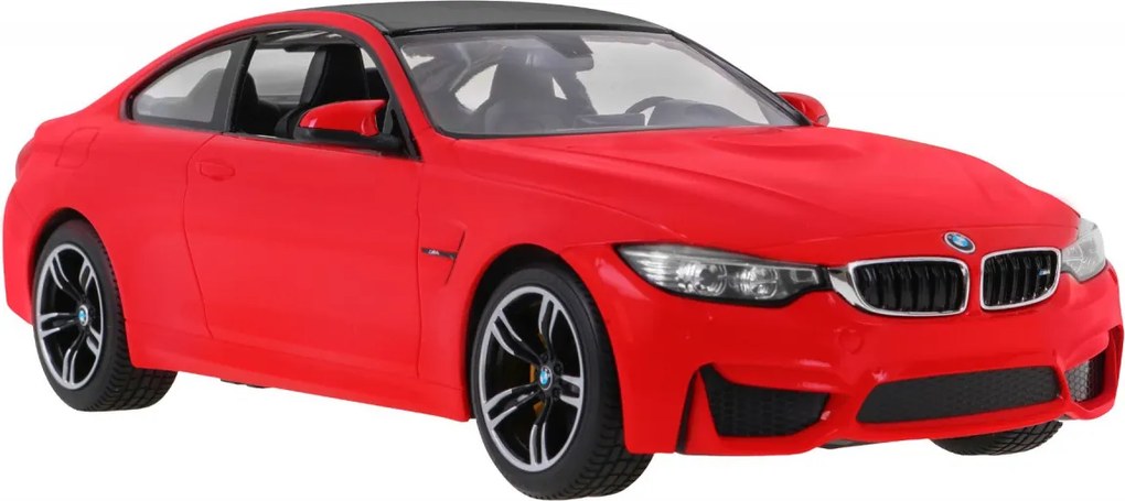 BMW M4 Coupe červené RASTAR model 1:14 Auto na diaľkové ovládanie + 2,4 GHz diaľkové ovládanie