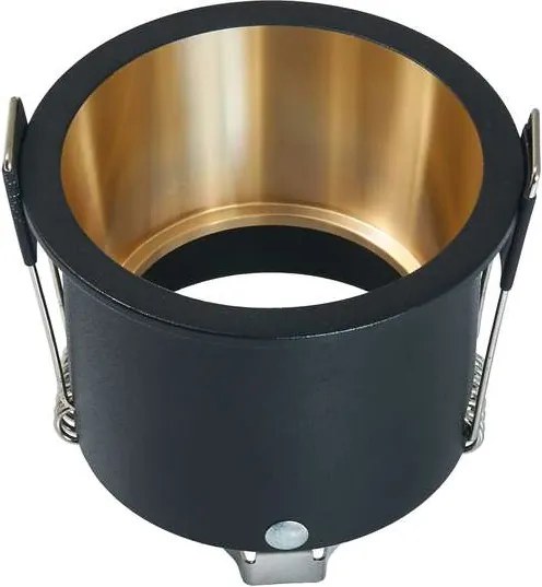 BERGE Zapustené podhľadové svietidlo GU10 71067 - čierne