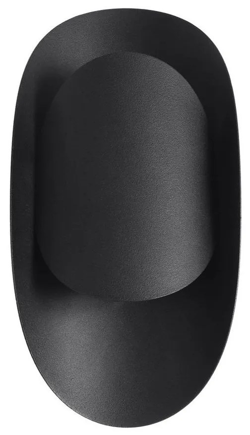 Sollux SL.1063 - Nástenné svietidlo TEAR 1xG9/40W/230V čierna