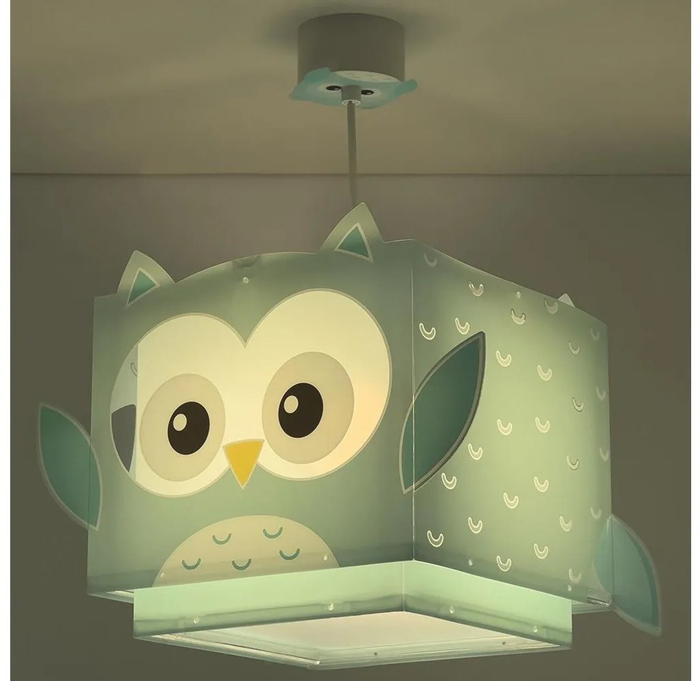 Dalber 64392 - Detský luster LITTLE OWL 1xE27/60W/230V