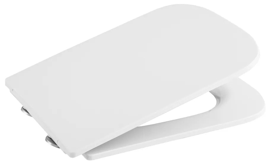 Gamma Venice, toaletné WC sedátko 435x362mm z duroplastu s pomalým zatváraním, biela, GMA-VENICE