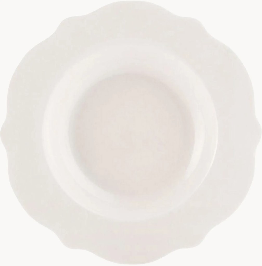 Porcelánové hlboké taniere Blanc, 6 ks
