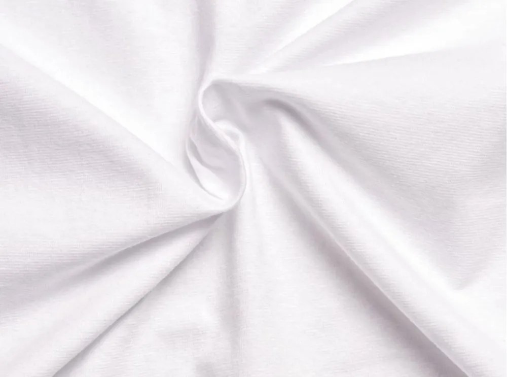 Jersey prestieradlo EXCLUSIVE biele 200x200 cm