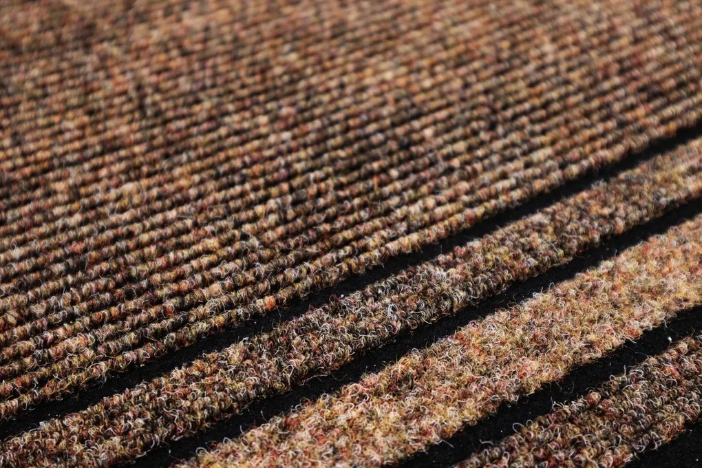 Spoltex, Protišmykový behúň na mieru Rekord 811 hnedá, šíre 100 cm, hnedá, chodba / predsieň