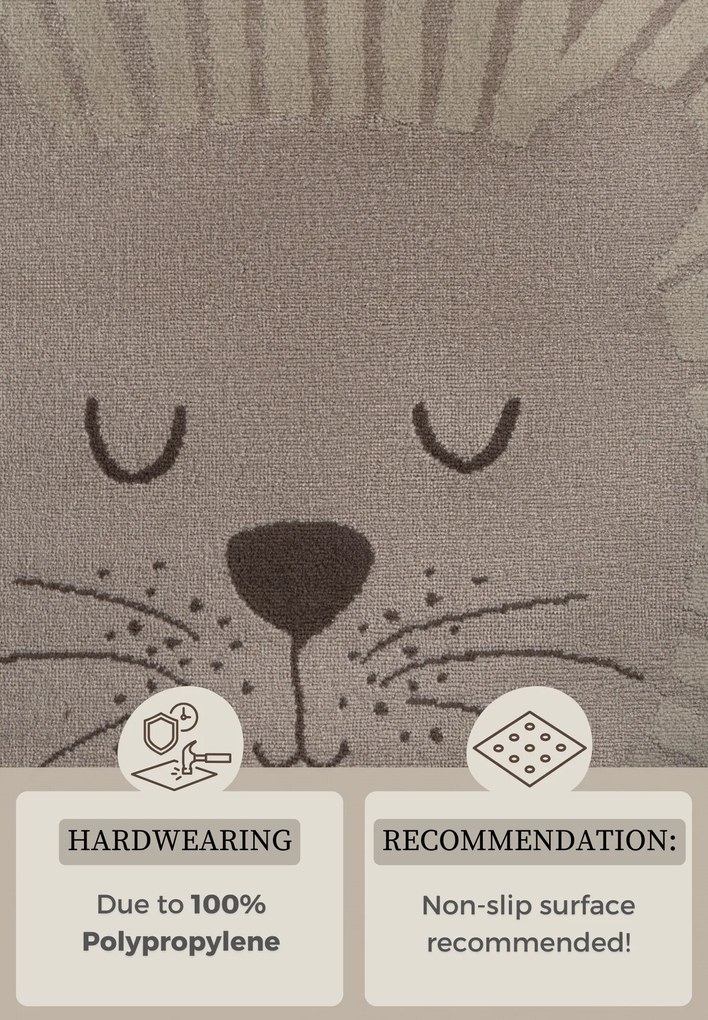 Hanse Home, Detský koberček Adventures 106214 Beige Cream, 160x235, béžová, detská izba