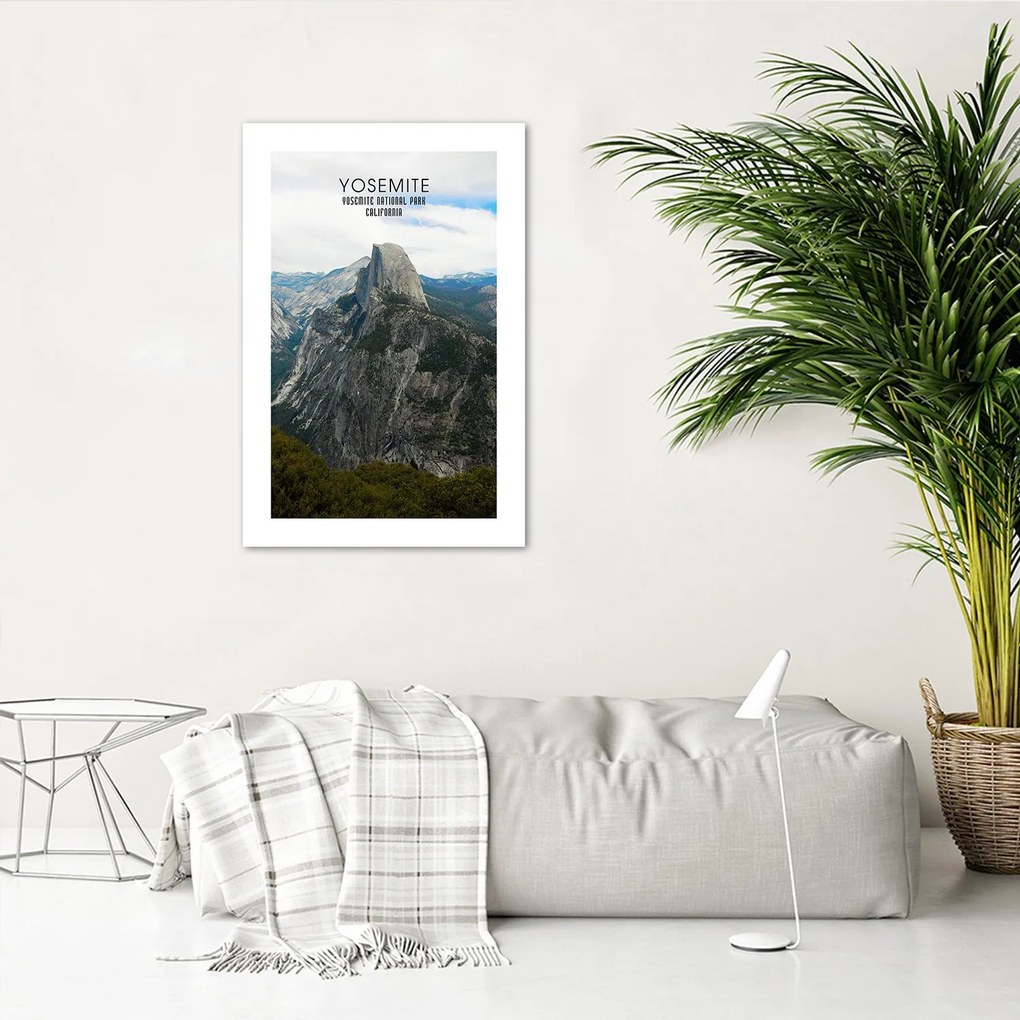 Gario Plagát Skala v Yosemitskom národnom parku Farba rámu: Bez rámu, Rozmery: 60 x 90 cm