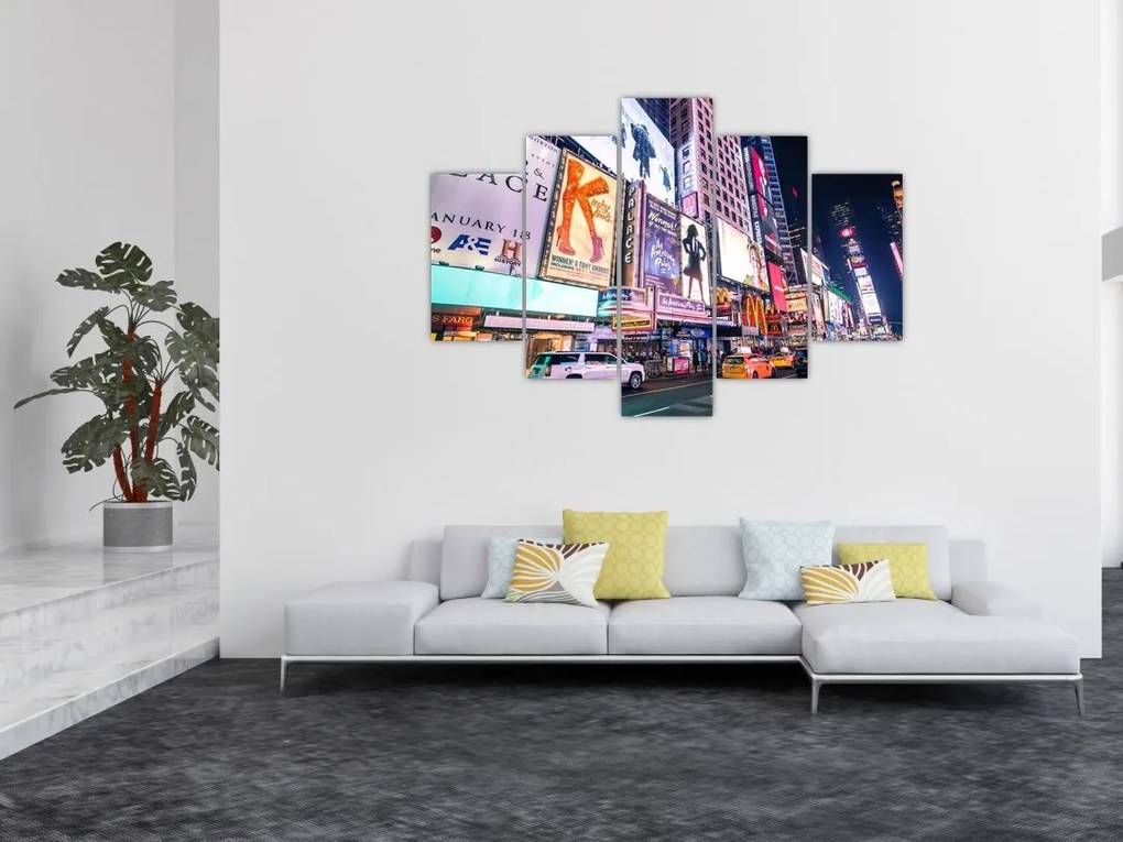 Obraz - New York Theater District (150x105 cm)