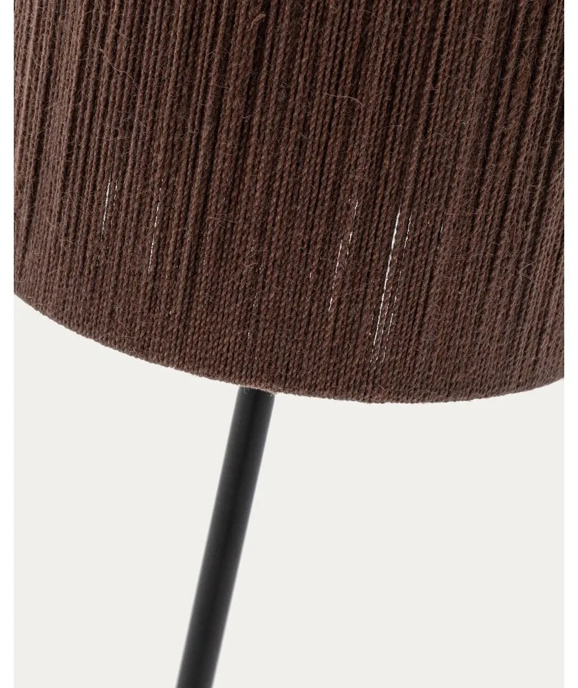 Stolová lampa v tmavoprírodnej farbe z masívu akácie (výška 147 cm) Kor – Kave Home