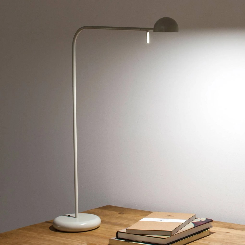 Vibia Pin 1655 stolná LED lampa dĺžka 40 cm biela