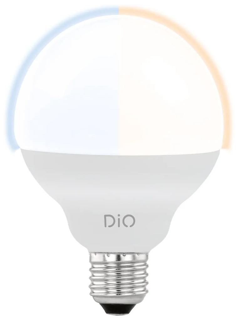 EGLO Stmievateľná LED žiarovka, E27, G95, 12W, 1055lm, teplá biela-studená biela