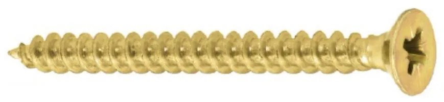 17WK Skrutky tvrdené žlté 4,0X50 200