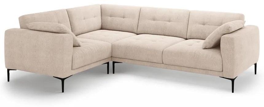 Svetlohnedá rohová pohovka (ľavý roh/do L) Bemy – Micadoni