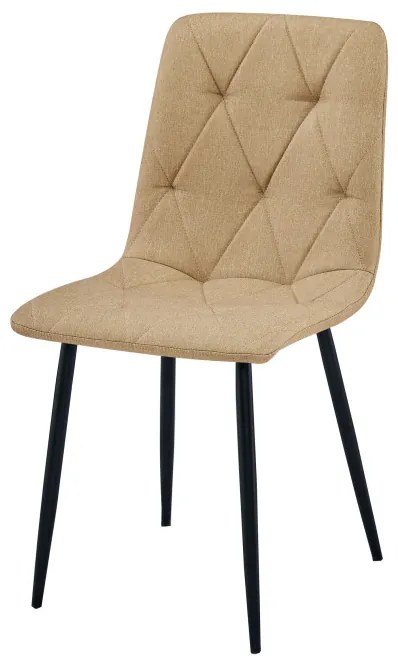 Jedálenská stolička LIBRA hnedá / čierne nohy