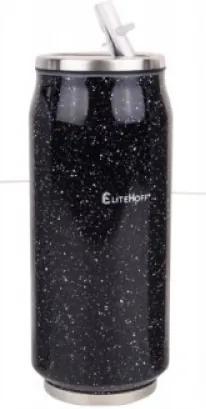Elitehoff E-8207 Termoska plechovka 400 ml čierna