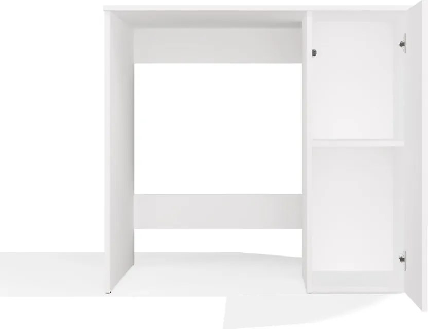 Kúpeľňová skrinka nad práčku Pola 95 cm biela