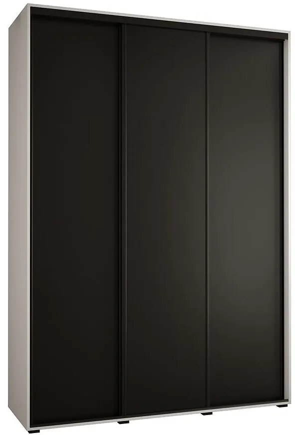 Skriňa 45 Canaris 1 200 biela/čierna/čierna