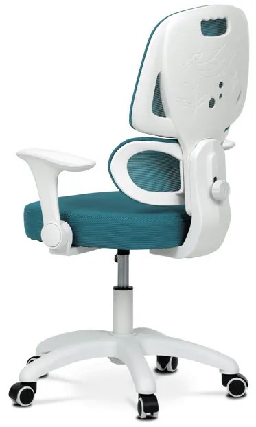 Autronic BONTEC Detská stolička, výškovo nastaviteľná, modrá sieťovina, KA-K1063 BLUE Farba: Modrá