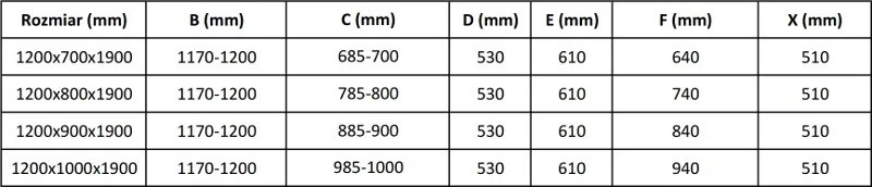 Mexen Apia, sprchový kút s posuvnými dverami 120 (dvere) x 90 (stena) cm, 6mm číre sklo, zlatý profil, 840-120-090-50-00