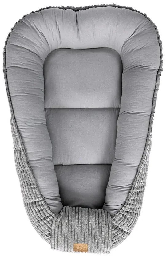 Sivé hniezdočko pre bábätko 55x83 cm – Meowbaby