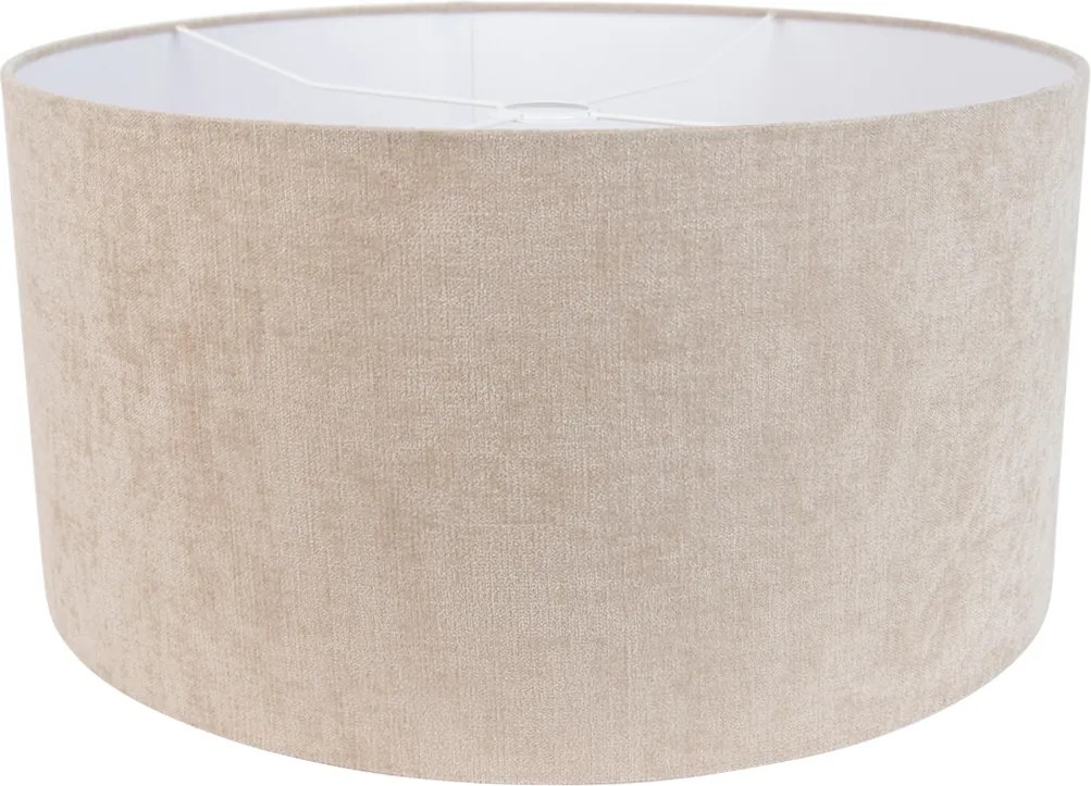 Látkové tienidlo na lampu svetlohnedé okrúhle 50/50/25