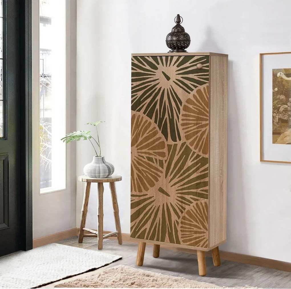 Skrinka na topánky Mega Sonoma Oak Palm