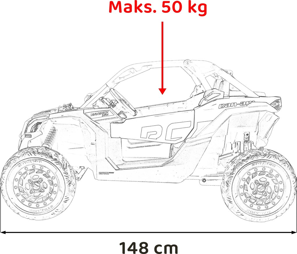 Ramiz Buggy Maverick Turbo RR Modrá