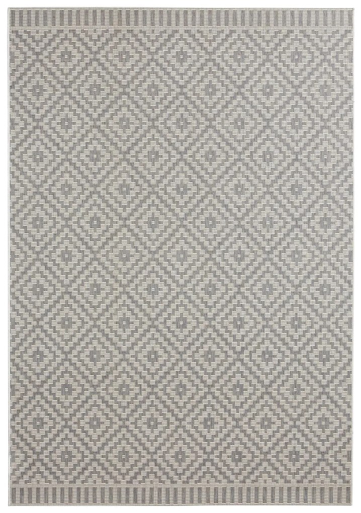 Mujkoberec Original, Kusový koberec Mojkoberec Original Mia 103523 Grey Creme – na von aj na doma, 160x230, šedá, chodba / predsieň