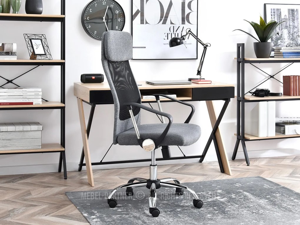 Kreslo Kuba (sivá + čierna). Akcia -20%. Vlastná spoľahlivá doprava až k Vám domov. 1109946