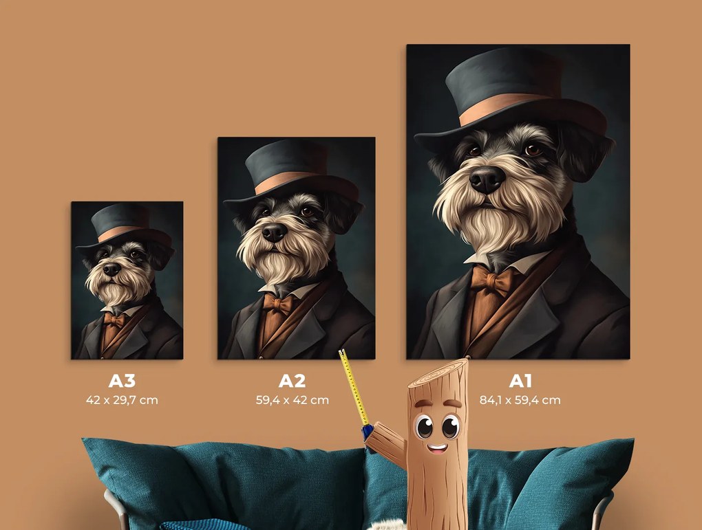 drevko | Obraz na stenu Bradáč aristokrat