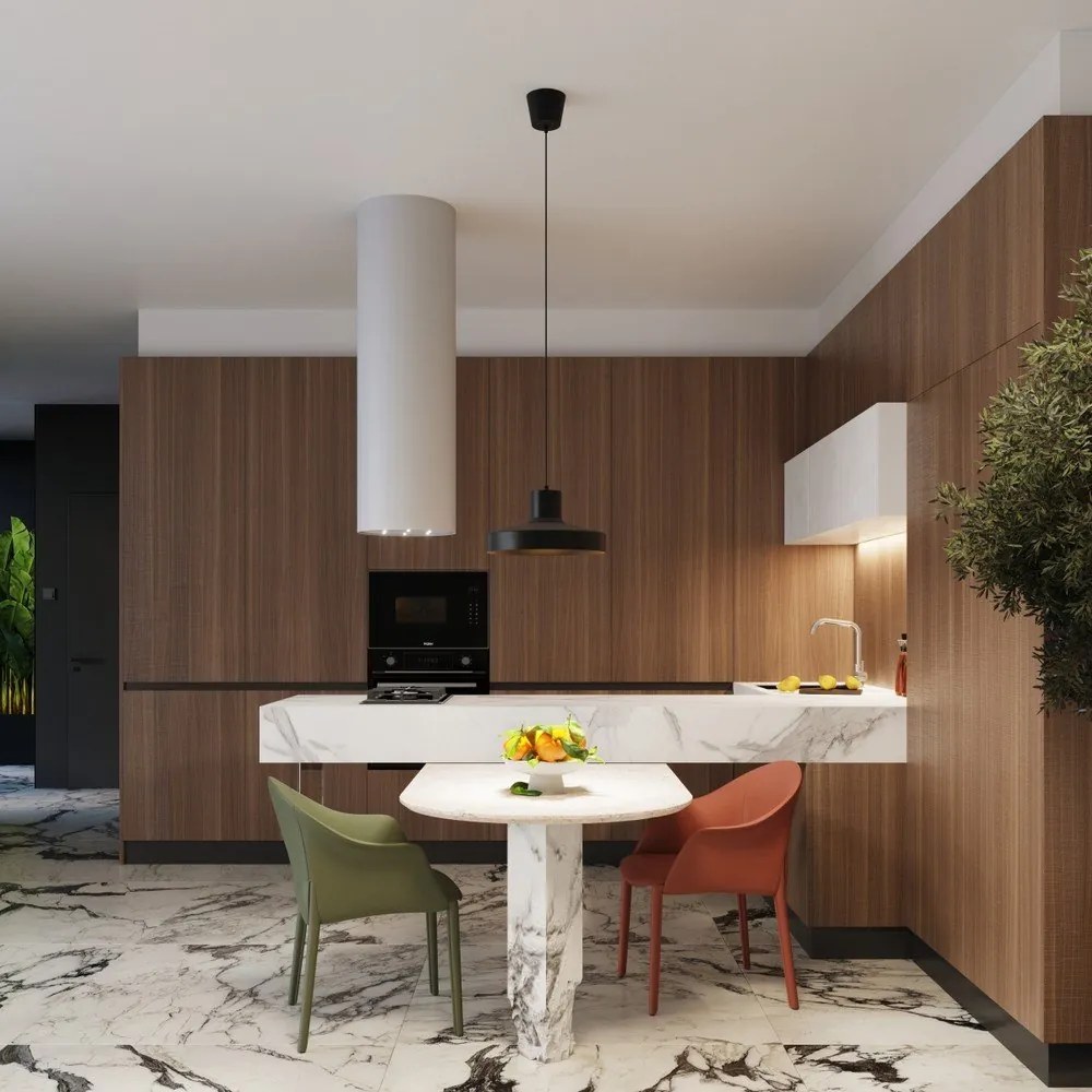 Čierne závesné svietidlo ø 35 cm Vito – Sollux