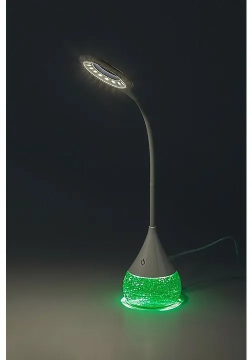 Rabalux 74248 funkčná a dekoratívna stolná LED lampa s glitrami Vivter, 4W, 2200lm, IP20
