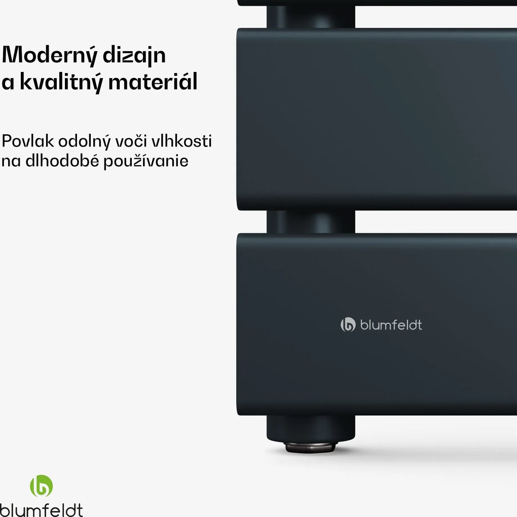 Blumfeldt Fairmont radiátor, 60 x 180 cm, nástenný, moderný dizajn, teplovodný