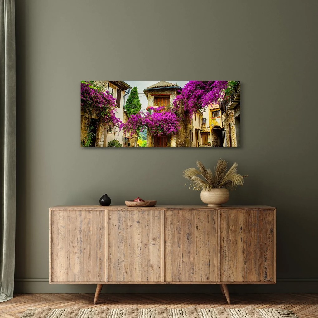 Obraz - Stredomorská lenivá ulička (120x50 cm)