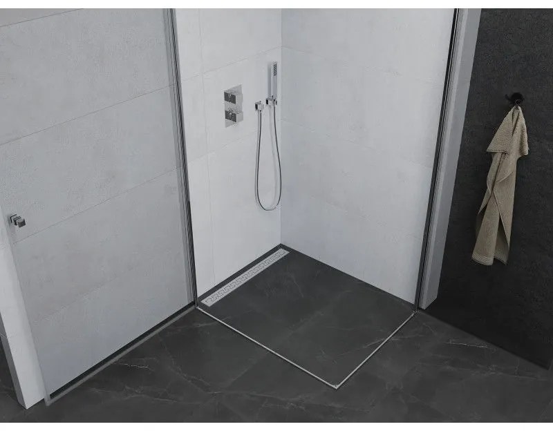 Mexen Pretoria sprchový kút duo 80x70 cm, chrómový profil, 6mm číre sklo, 852-080-070-02-00