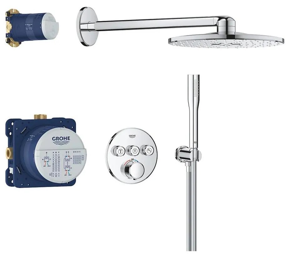 GROHE 34874000 - Sprchový systém PRECISION SMARTCONTROL 310 mm, lesklý chróm
