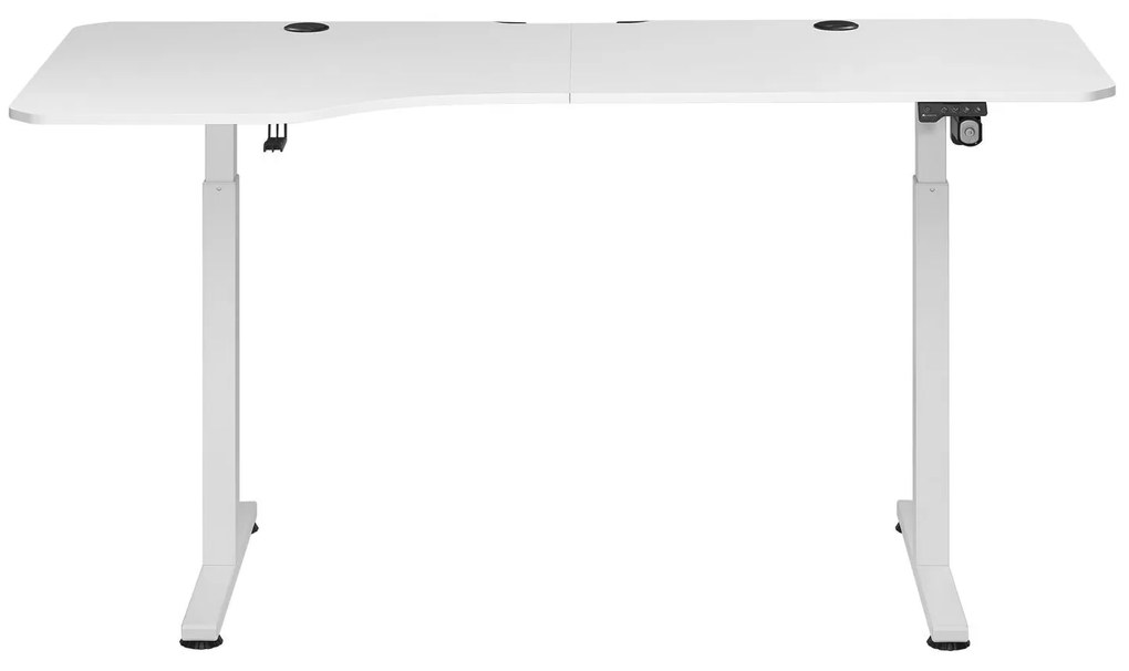 InternetovaZahrada Kancelársky stôl 160x75cm - biely