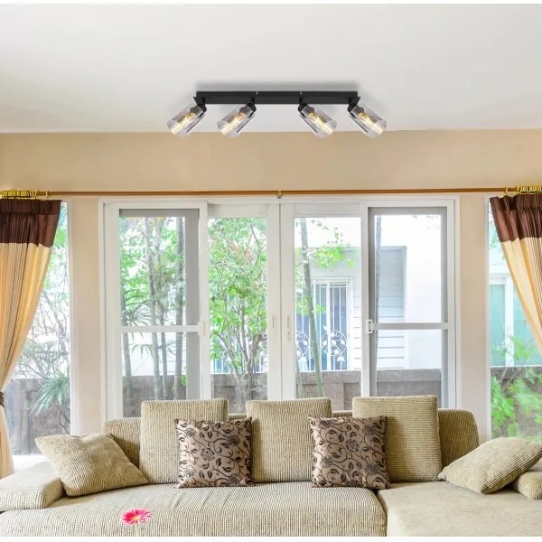 Globo 15465-4 - Bodové svietidlo  HADERA 4xE27/15W/230V