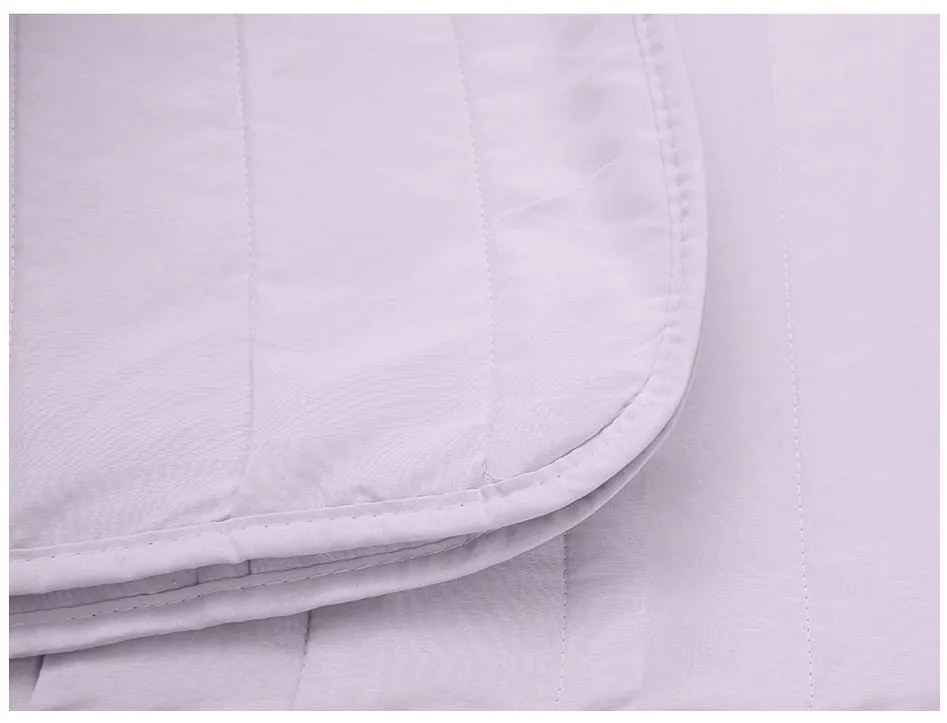 Letný paplón prešívaný 140x200 cm s obliečkou na vankúš SUMMER 45x75 cm, fialový