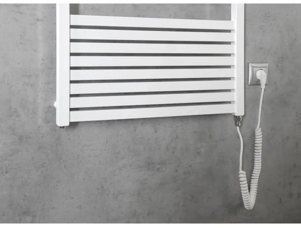 Aqualine - Kúpeľňový elektrický radiátor TONDI-E 800W/230V 169 cm biela