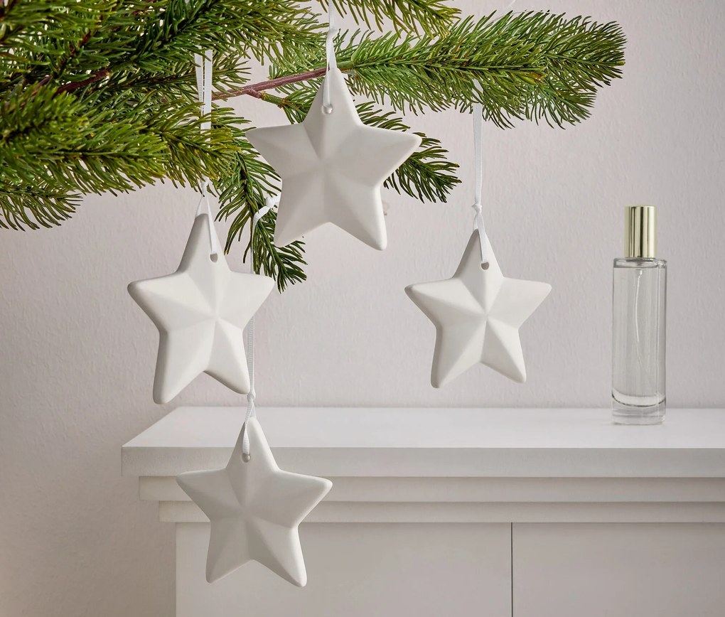 Vonné vianočné prívesky, 4 ks