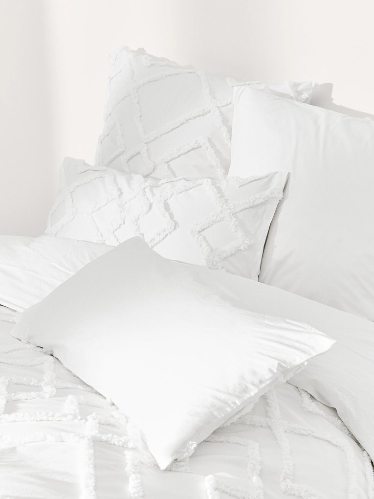 Obliečka na paplón z bavlneného perkálu's ozdobnými detailmi Faith