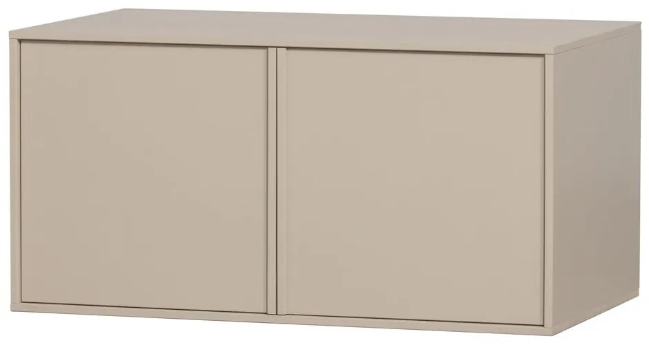 Krémová modulárna skriňa z borovicového dreva 100x50 cm Daily – vtwonen