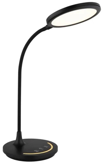 Globo 58483 - LED stmievateľná dotyková stolná lampa KENNY LED/12W/230V čierna