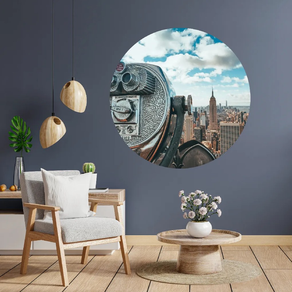 120x120cm New York 2 - textilná nálepka na stenu Veľkosť: 120 cm