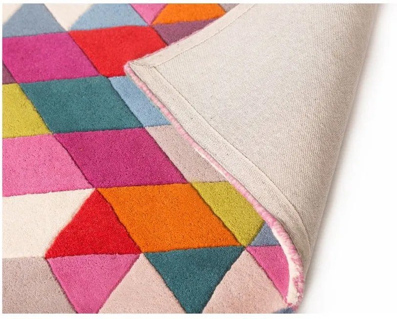 Vlnený koberec Flair Rugs Illusion Prism, 80 × 150 cm