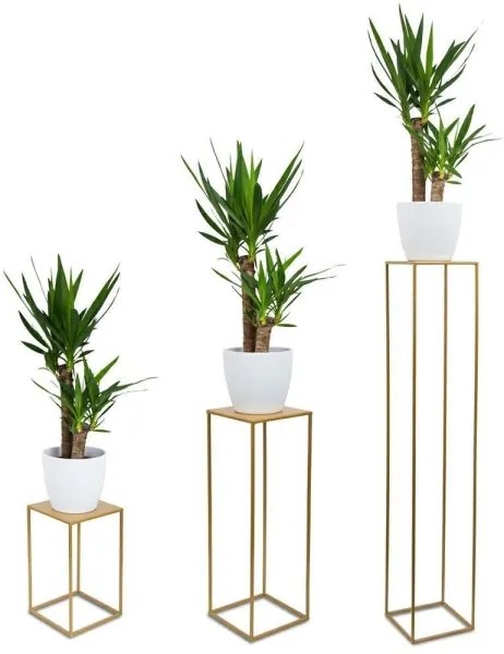 Stojan na kvety 70x24 cm zlatá