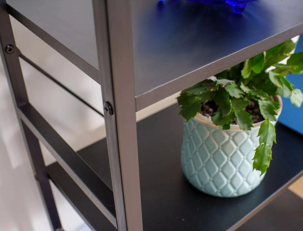 Regál Loftys R5 60 cm černý