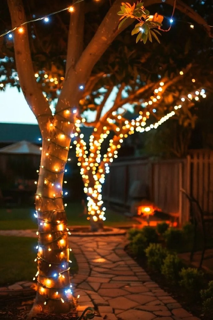 Vianočné svetielka vonkajšie FLASH teplá biela 200 LED