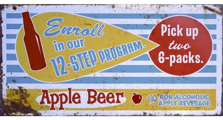 Ceduľa značka Apple Beer