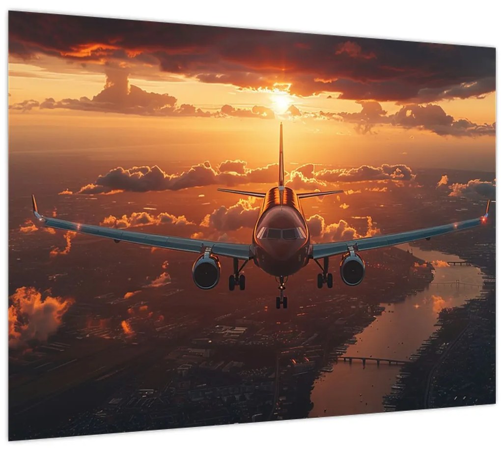 Obraz - Dopravné lietadlo (70x50 cm)